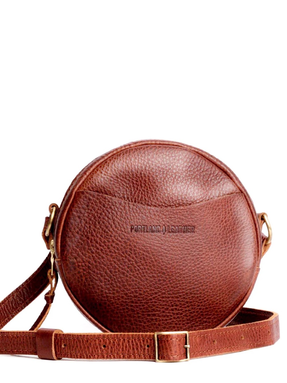 Portland Leather Goods Round Crossbody Bag - Picture 4 of 10